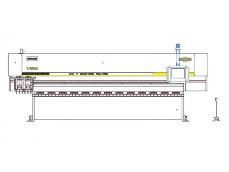 CNC Vertical V Grooving Machine