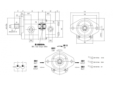 Multiple Gear Pumps