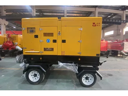 Silent Trailer Mounted Diesel Generator