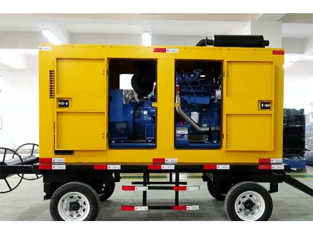 Silent Trailer Mounted Diesel Generator