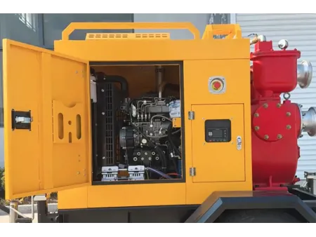 Trailer Mounted Self-Priming Pump