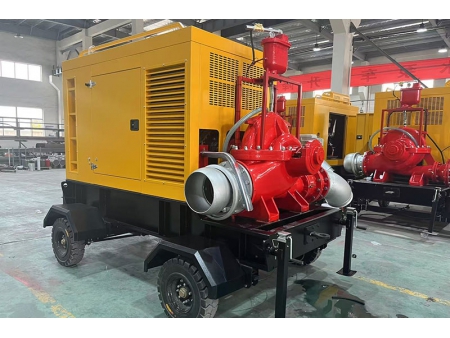 Trailer Mounted Double Suction Pump