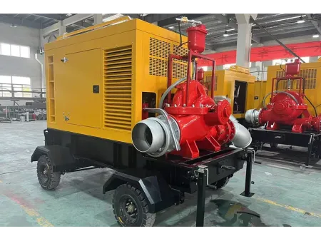 Trailer Mounted Double Suction Pump