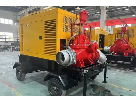 Trailer Mounted Double Suction Pump