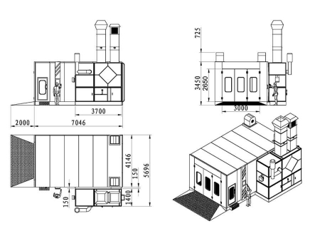 BZB-8600 Car Spray Booth