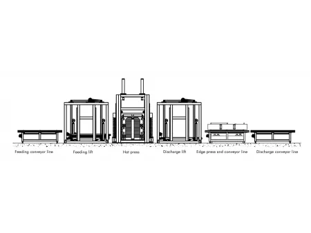 Automatic Steel Door Hot Press Machine