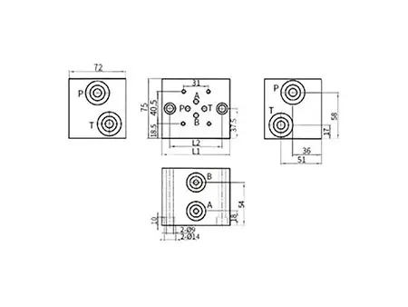 NG6 Standard Flow Parallel Circuit Manifold