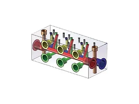 NG6 Standard Flow Parallel Circuit Manifold