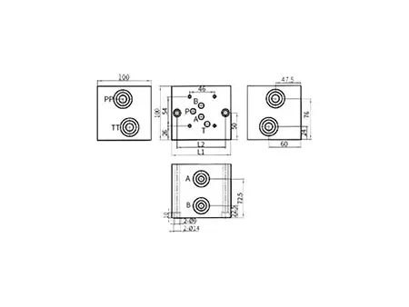 NG10 Standard Flow Parallel Circuit Manifold