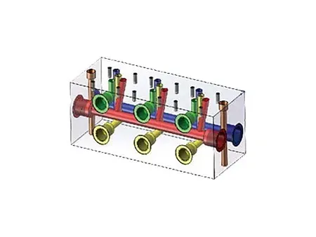 NG10 Standard Flow Parallel Circuit Manifold