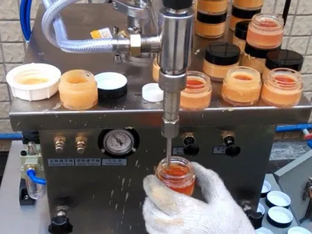 Semi-Automatic Paste Filling Machine