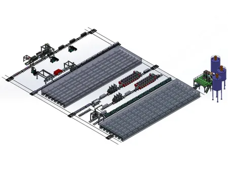 Concrete Block Cutting Line