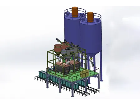 Feeding & Preparation System for Lightweight Concrete Raw Materials