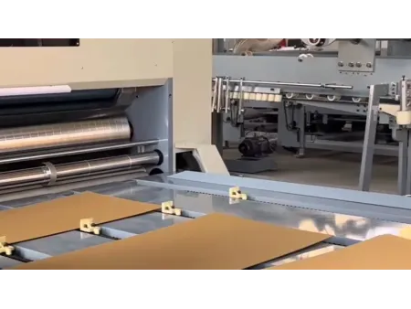 Semi-Automatic Flexo Printer Slotter Die Cutter with Chain Feeder
