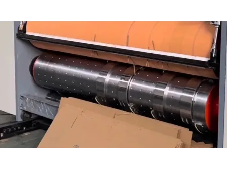 Semi-Automatic Flexo Printer Slotter Die Cutter with Chain Feeder