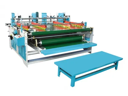 Semi-Automatic Folder Gluer with Press Conveyor