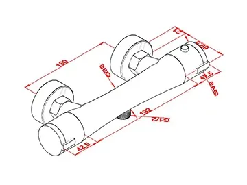 Thermostatic Shower Faucet