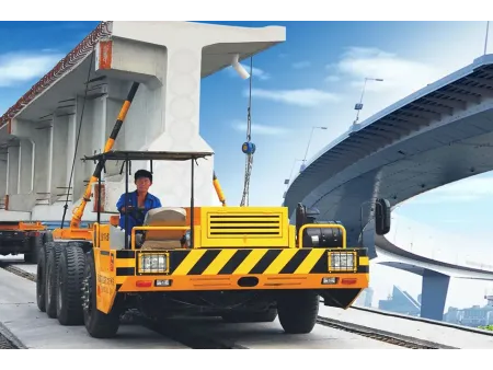Off-Road Bridge Beam Transport Truck