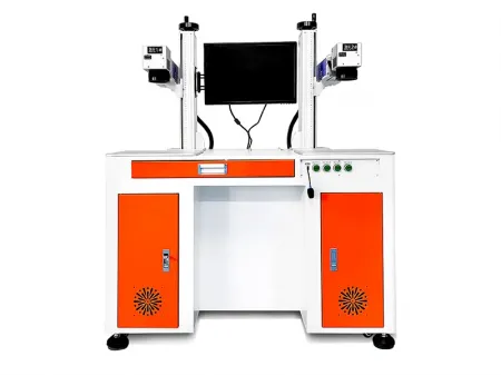 Double Head Fiber Laser Marking Machine