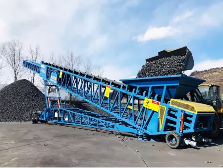 All Wheel Travel Stacker and Shiploader