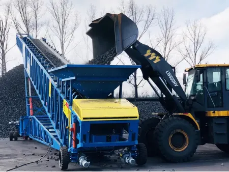 All Wheel Travel Stacker and Shiploader