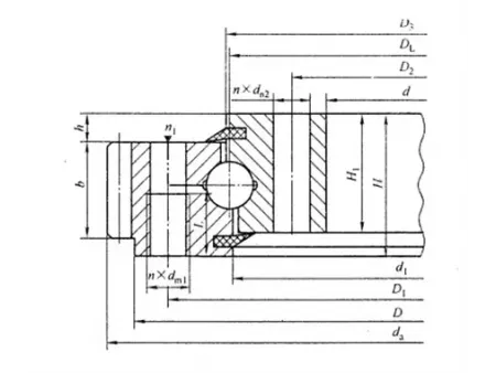 Four-Point Contact Ball Slewing Bearings