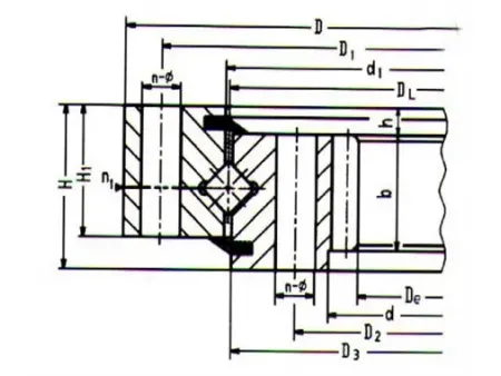 Cross Cylindrical Roller Slewing Bearings