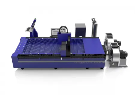 Open Flatbed Fiber Laser Cutting Machine