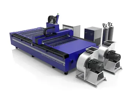 Open Flatbed Fiber Laser Cutting Machine