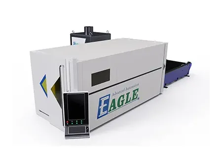 Enclosed Flatbed Fiber Laser Cutting Machine