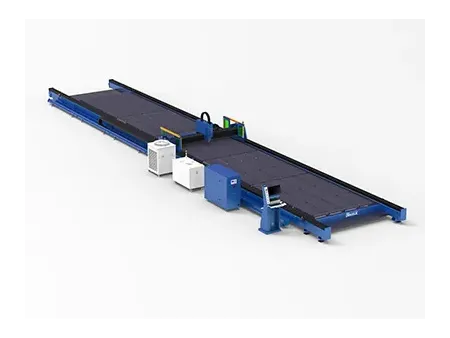 Rail Mounted Large Format Fiber Laser Cutting Machine