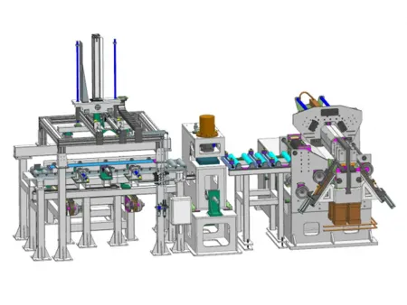 Wheel Rim Coiling Machine with Automatic Loading System