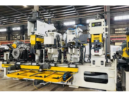 Trimming, Planishing, End Cutting and Re-rounding Machine