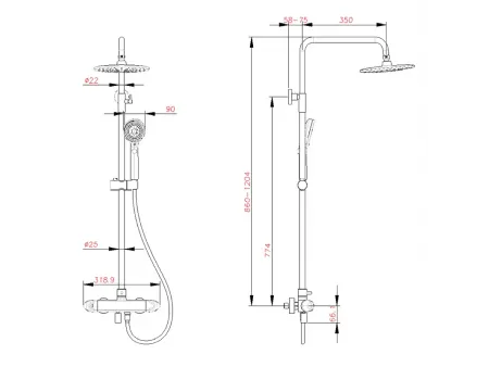 Multifunctional Shower System