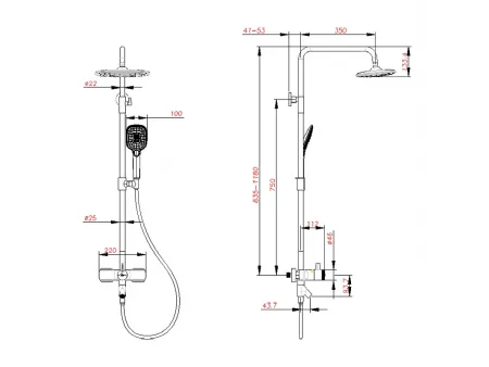 Multifunctional Shower System