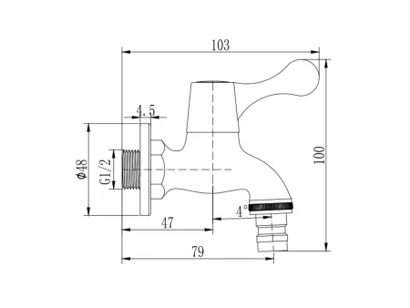 Bib Tap & Washing Machine Faucet