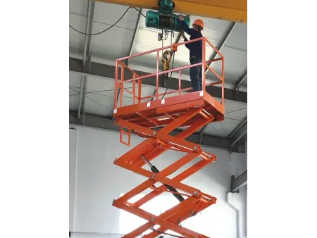 Push Around Scissor Lift