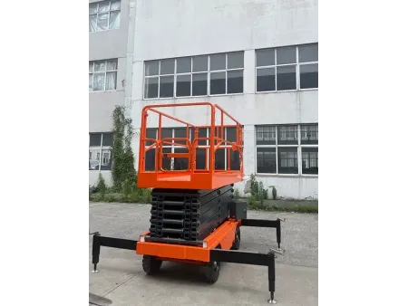 Push Around Scissor Lift