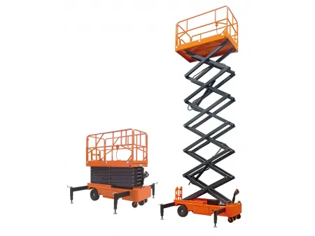 Scissor Lift with Pulling Device