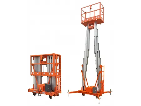 Push Around Vertical Mast Lift  (Double Mast)