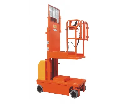 Electric Aerial Order Picker with Hydraulic Steering