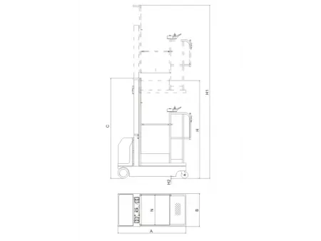 Fully Electric Aerial Order Picker