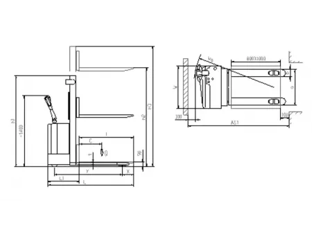 Electric Walkie Stacker