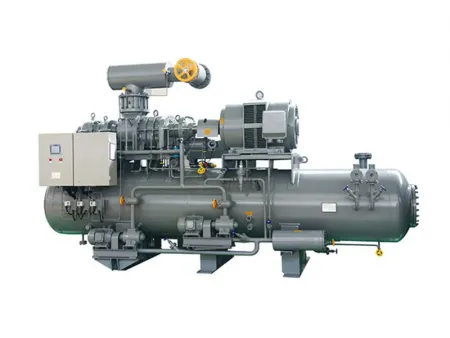 Compound Two-Stage Screw Refrigeration Compressor Unit