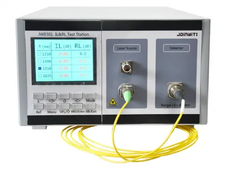 Single Fiber/Dual Fiber Insertion Loss & Return Loss Meter