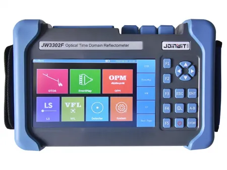 Optical Time-Domain Reflectometer (OTDR) with Touch Screen