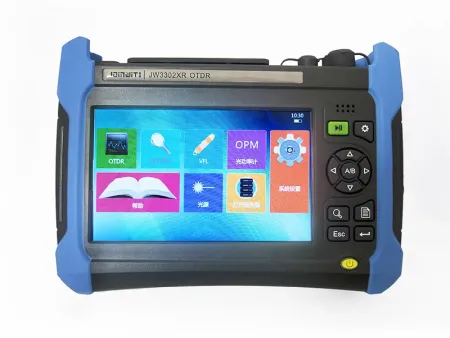 Optical Time-Domain Reflectometer (OTDR) with Capacitive Touch Screen