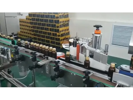 Wrap Around Labeling Machine with Wrap Belt