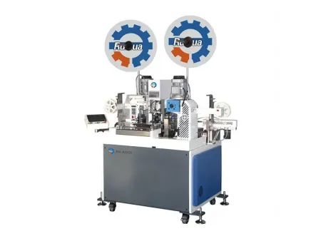 Automatic Two-Sided Terminal Crimping and One-Sided Seal Insertion Machine