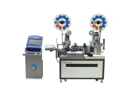 Automatic Two-Sided Cold-Pressed Terminal Crimping and Marking Machine